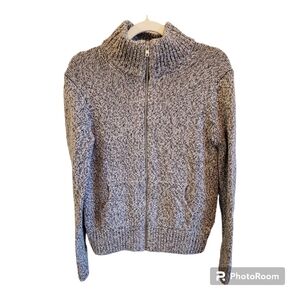 GAP Front Zipper Cardigan with Pockets